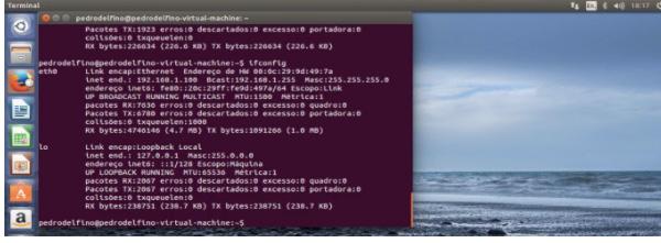 Agora para conhecer um pouco da interface web de configuração do pfsense, podemos entrar no meu Ubuntu (minha máquina cliente da rede, você poderá utilizar qualquer sistema