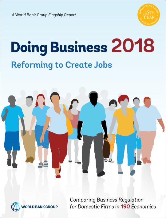 AMBIENTE DE NEGÓCIOS - DOING BUSINESS O Relatório Doing Business avalia o Ambiente de Negócios de 190 economias, por meio de pesquisa com especialistas.