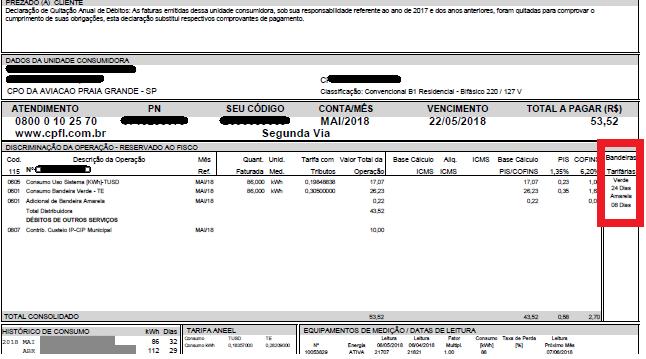 BANDEIRAS TARIFÁRIAS O sistema possui três bandeiras: verde, amarela e vermelha - as mesmas cores dos semáforos e indicam se