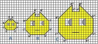 Essa atividade consiste em pedir aos alunos que ampliem e reduzam as figuras. Para isso, utilizaremos o papel quadriculado.