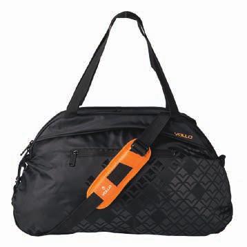 Bolsa Esportiva Vollo Workout Compartimento principal de zíper duplo Compartimentos internos Bolso de zíper na parte interna e externa Alça curvada e transpassada Duas alças para transporte Forro