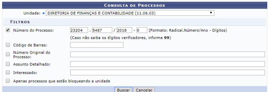 Processo Digital 1 Iniciando o recebimento do