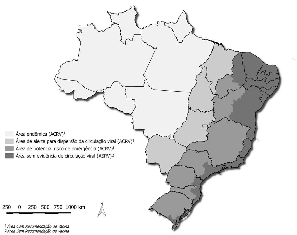 4 ORGANIZAÇÃO DA RESPOSTA ÀS EMERGÊNCIAS EM SAÚDE PÚBLICA Para efeito do Plano de Contingência da Febre Amarela, foram definidas quatro áreas de ativação do Centro de Operações de Emergências em