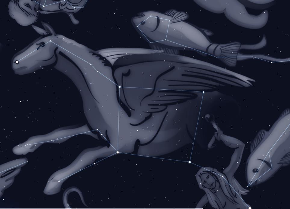 Constelação de Pégaso Crédito da imagem: