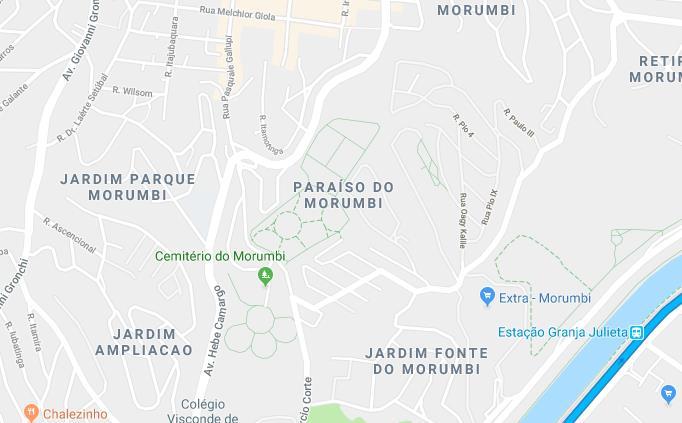3. CARACTERÍSTICAS PRINCIPAIS DA REGIÃO 3.1 LOCALIZAÇÃO O imóvel em estudo está situado na Rua Deputado Laércio Corte, nº 468, no munícipio de São Paulo SP.