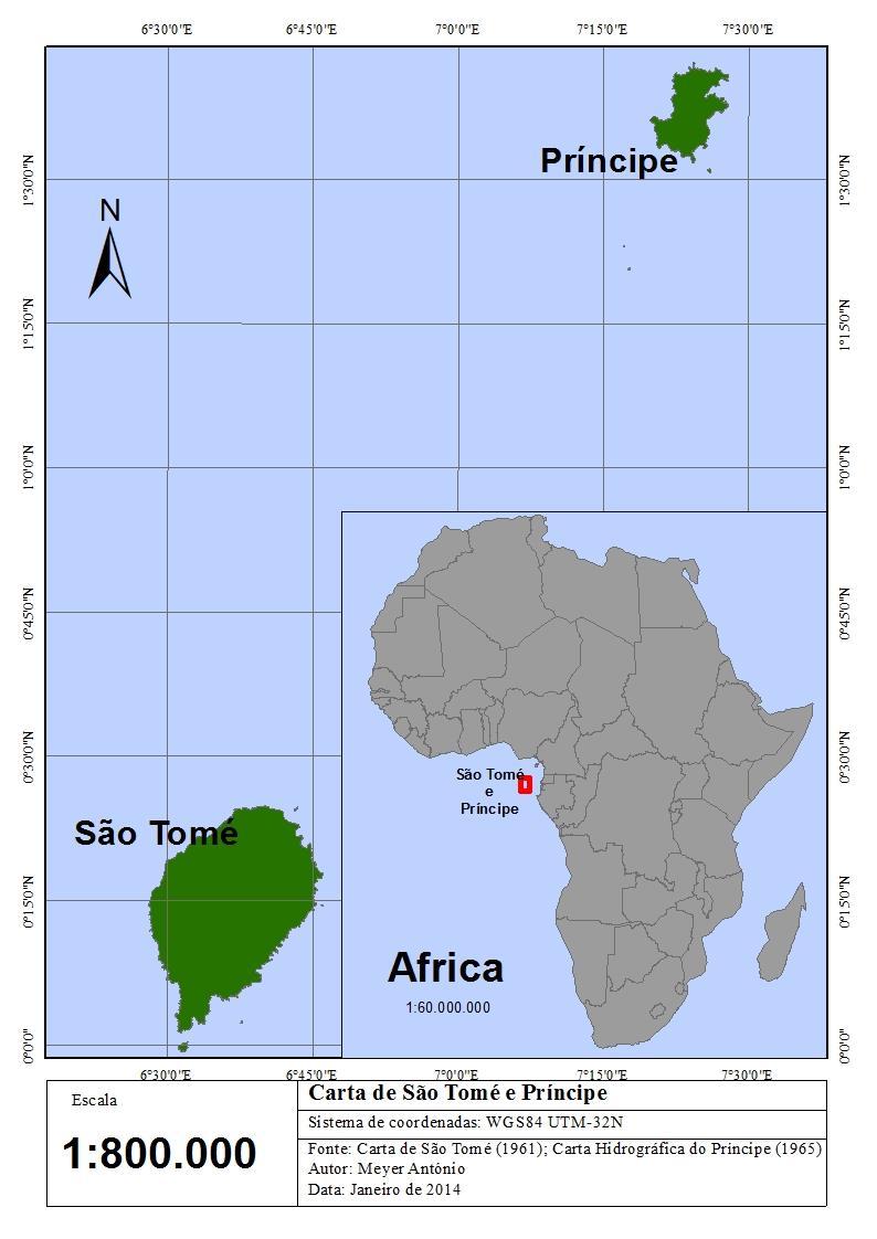 LOCALIZAÇÃO GEOGRÁFICA País: São Tomé e Príncipe Capital: São Tomé Àrea Total : 1001 km 2 Origem:
