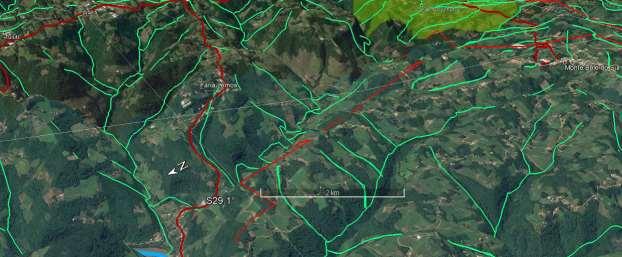 drenagens não só limita escolhas como representa condições de relevo já que toda a área de estudo está inserida na mesma região fisiográfica Região Geomorfológica. 19.