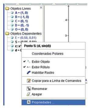 4) Proceda da mesma maneira para marcar os pontos B=(-1,0), C=(0,1) e D=(0,- 1). Este é o ciclo trigonométrico, e os pontos A, B, C e D são os limites dos quadrantes.