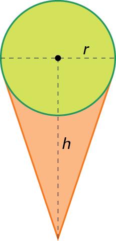 .1. Altura do cone: h + (1, 5) = (, 5) h = 6, 5, 5 h = 4 h>0 h = V = V cilindro + V cone = π (1, 5), + 1 π (1, 5) 7,, 1416 + 1, 5, 1416 7, V moinho 7, m Resposta: (A).