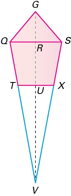 6.. V semiesfera = 1 4 πr, 1416 (1, 5) 5, 15 V areia = V semiesfera + V parte do cilindro 10, 06 = 5, 15 + π (1, 5) h 5, 15 = π (1, 5) 5, 15 h h h 0, 900, 1416 (1, 5) h 0, 9 cm 7.1. A reta AD é estritamente paralela GHI porque os planos ADC e GHI são estritamente paralelos.