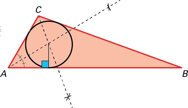 . Retas-suporte das alturas do triângulo [ABC ]: TI, TK e TJ O ortocentro de [ABC ] é o ponto T. 14.
