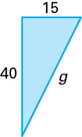 b) A base = π 15 = 5π Área lateral do cilindro: A cilindro = π 15 40 = 100π Área lateral do cone = π r g g = 15 + 40 g = 185 A cone = π 15 185 A = 5π + 100π + 15 185π 6490 A 6490 cm 6.