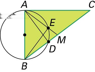 8.1. AB + AC = 4, 5 + 6 = 56, 5 BC = 7, 5 = 56, 5 Pelo teorema recíproco do teorema de Pitágoras, como AB + AC = BC, o triângulo