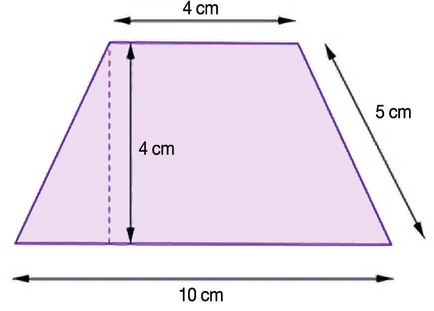 3. Analise agora o prisma de base trapezoidal. a. Desenhe a planificação desse prisma. Matemática b. Quais são as figuras geométricas que formam as faces desse prisma? c.