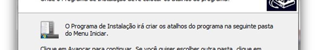 4º. Clique em Avançar para salvar o programa na pasta DesktopGDE ou