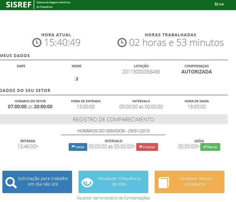 6. VISUALIZAR DEMONSTRATIVO DE COMPENSAÇÕES Para visualizar o demonstrativo de