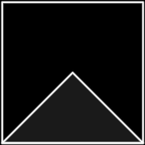 Seis retângulos idênticos são reunidos para formar um retângulo maior,