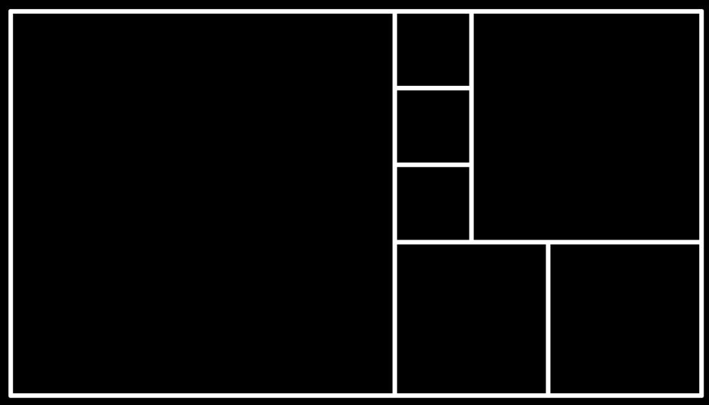d) 9. e) 9, 5. Exercício 8. O retângulo da figura a seguir está dividido em 7 quadrados. Se a área do menor quadrado é igual a 1, a área do retângulo é igual a: a) 4. b) 44. c) 8 7. d) 8 9. e) 9 8.