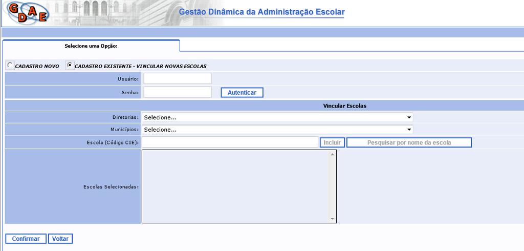 a)informe Usuário b)senha