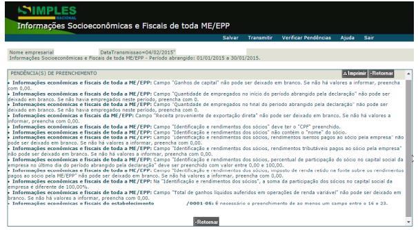 5.6. Transmitir DEFIS O usuário aciona o menu Transmitir para realizar a transmissão da DEFIS. 5.7.