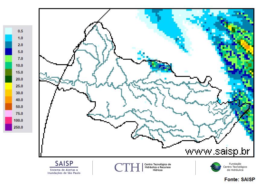 Dados Pluviométricos das Bacias PCJ CHUVA ACUMULADA EM 24