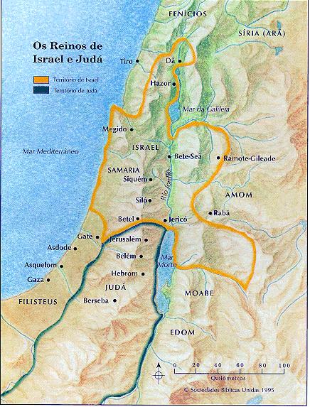 dos impostos o que foi negado (I Rs 12:1-5), assim todo o Israel se rebelou contra ele, exeto Judá ( I Rs 12:16-20).