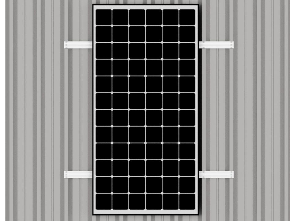 Passo 5 Módulo fotovoltaico Assente o módulo fotovoltaico sobre os