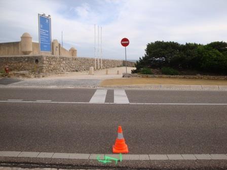 LOCALIZAÇÃO dos km 4.º, 5.º, 6.º e Retorno. 4.º km Estrada Nacional nº 247/12.