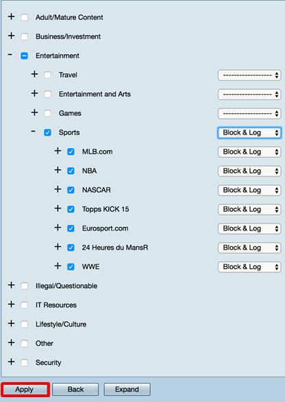 Etapa 13. Da lista de drop-down do tipo de dispositivo, selecione a fonte ou o destino dos pacotes a ser filtrados. Somente uma opção pode ser escolhida em um momento.