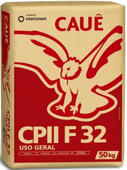 TIPOS DE CIMENTO Cimento Portland composto com filer (CP II-F) Apresenta adição de material carbonático (fíler) à mistura clínquer e gesso, estabelecida pela NBR 11578, entre 6 e 10 %, em massa, em