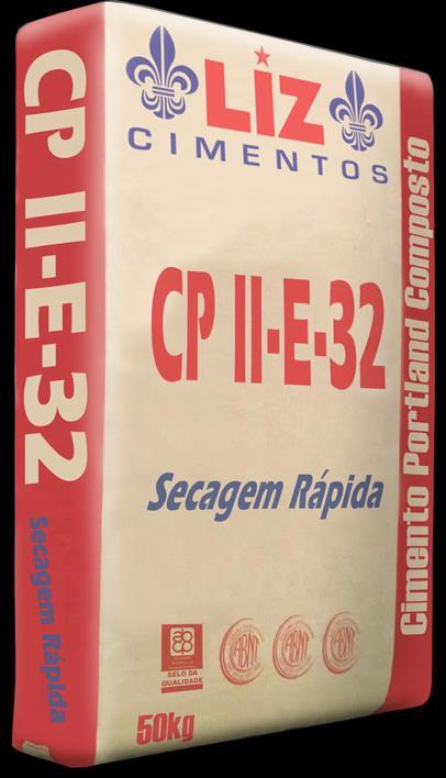 TIPOS DE CIMENTO Cimento Portland composto com escória (CP II-E) Apresenta adição de escória granulada de alto-forno estabelecido pela NBR 11578 com valores entre 6 e 34 %; com a possibilidade de