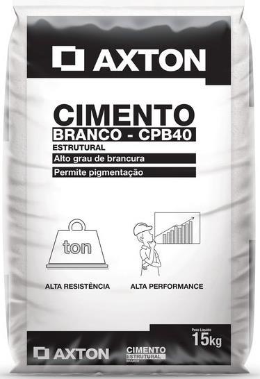 TIPOS DE CIMENTO Cimento Portland branco (CPB) Produzido a partir de clínquer Portland branco.