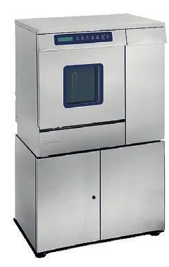 DS 500 DRS Lavadora de desinfecção com secagem e ar quente Com instalação independente e sob o tampo Equipamento sob o tampo com um potente filtro de ar HEPA para o ar de secagem.