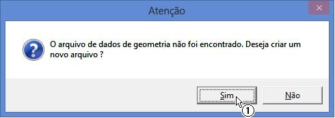 de análise como Contínuo ; (4) Clique no botão Fechar ; (5) Clique em Sim. Criação de um Novo Reservatório Para criarmos um novo devemos iniciar o "Gerenciador de Reservatórios".