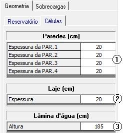 Profundidade + Laje: <220>.