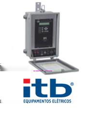 Figura 1: Controlador para reguladores de tensão ITB CTR-1 Os controladores para reguladores de tensão monofásico ITB são equipamentos projetados para medir e corrigir a tensão das linhas de