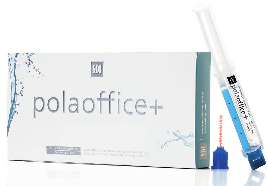 polaoffice+ branqueia os dentes em segurança em 45 minutos com um ph neutro para proteger os dentes e as gengivas dos seus pacientes.