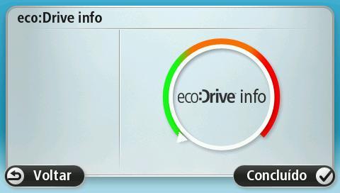 Informações de estilo de condução As informações do estilo de condução ajudam-no a reduzir o impacto ambiental.