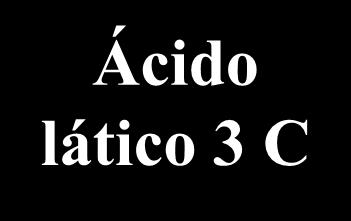 Fermentação Lática ATP NADH Piruvato (3 C) NAD Ácido lático 3 C Glicose