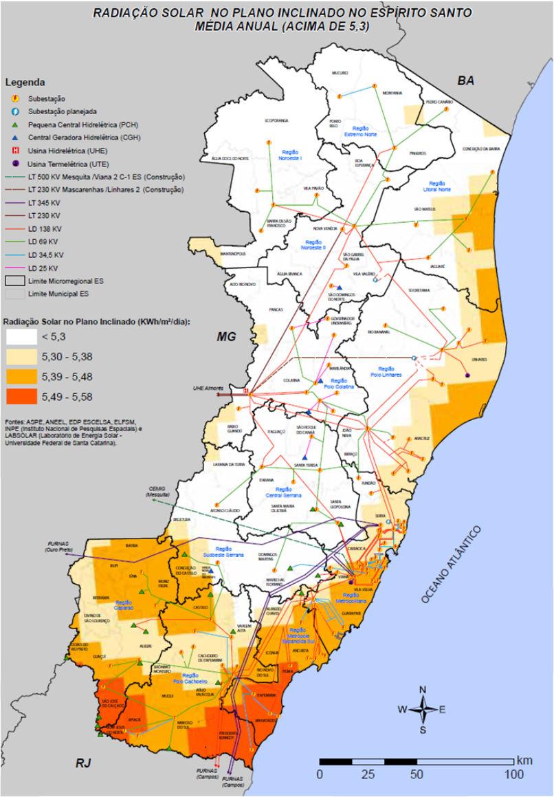 Plano Estratégico 2013-2020 do ES: Atlas de Energia Solar; Programa