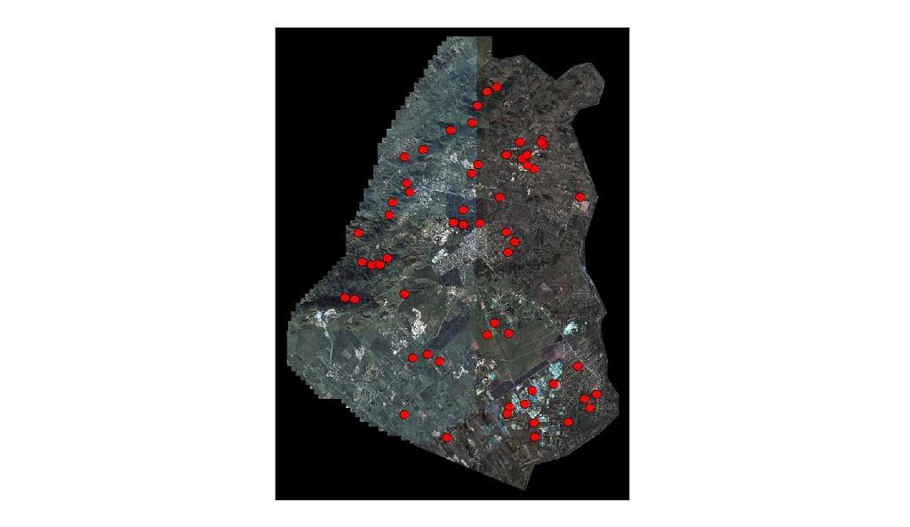 Anais XV Simpósio Brasileiro de Sensoriamento Remoto - SBSR, Curitiba, PR, Brasil, 30 de abril a 05 de maio de 2011, INPE p.2509 gerado pelas cartas topográficas.