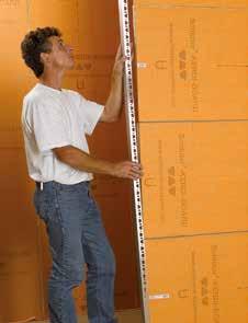Se necessáro, as paredes dvsóras podem ser adconalmente fxadas ou establzadas com ângulos ou perfs em U pertencentes ao sstema. As juntas devem ser coladas.