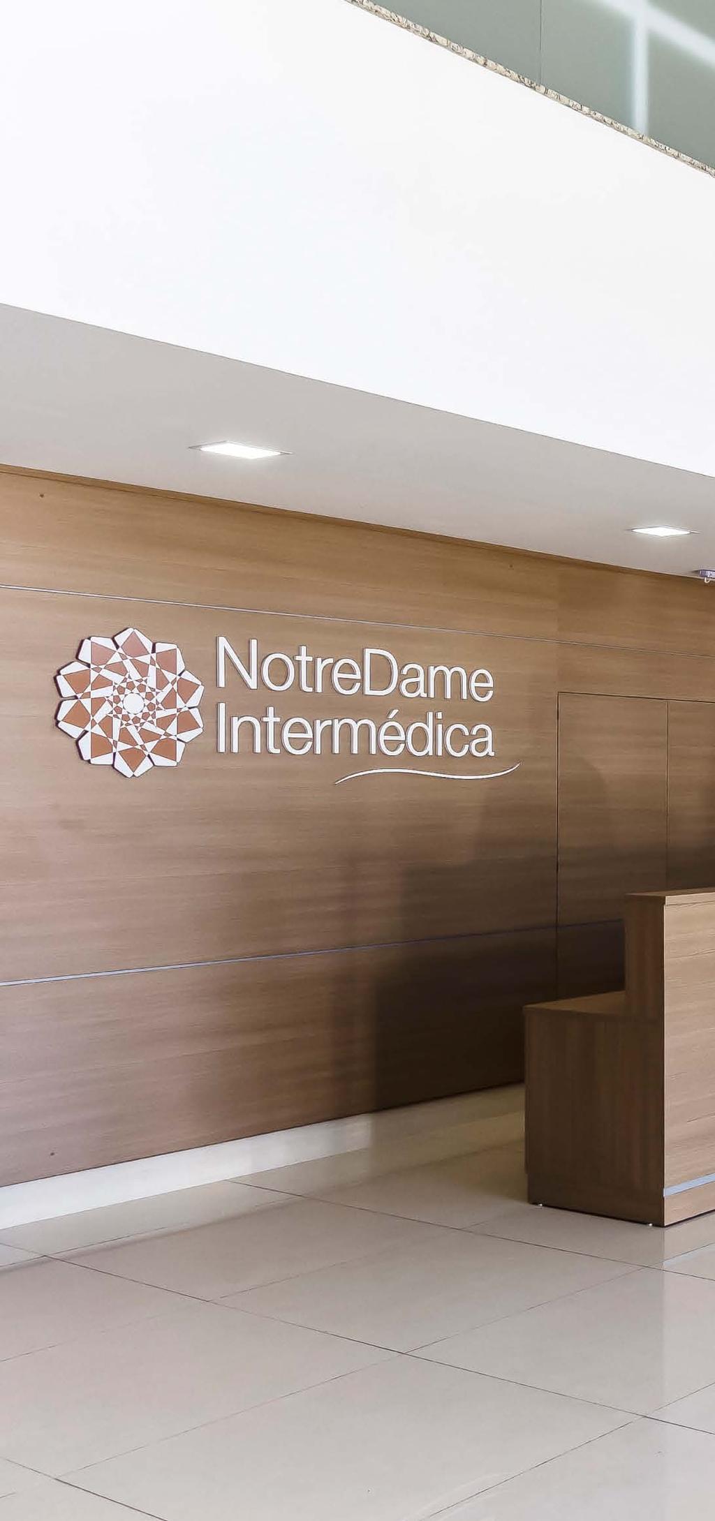 rede própria A NotreDame Intermédica possui unidades autônomas que respeitam as características regionais e garantem um serviço personalizado, humanizado e de qualidade aos seus beneficiários.