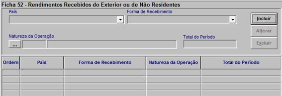 Ficha 52 Rendimentos Recebidos do