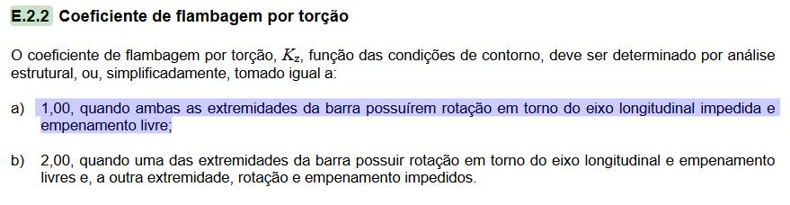 Passo 3 Determinar X (Coeficiente de flambagem Global) Determinar carga crítica de flambagem elástica Ne x = π². E. I x (K x. L x )² Ne x = π². 20500.1229 = 6981,83 kn (0,7. 269,6)² Ne y = π². E. I y (K y.