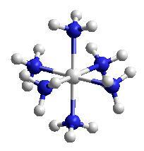 entidade de coordenação composto de coordenação [Co(NH 3 ) 6 ]Cl 3 átomo central