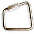 carabiners Fast trapezoidal carabiner for safety belt Without lock. Round bar in AISI 316 Stainless Steel. Reference Lock A D E F Rt* 10.