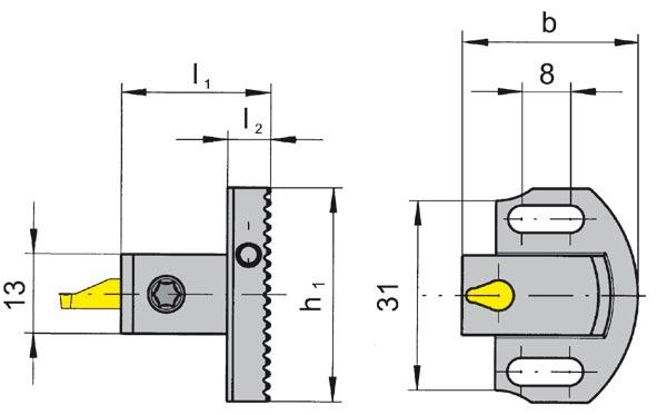 para uso con Plaquita para uso com Pastilha 105 l 1 h 1 b l 2 BKT105.U90K.