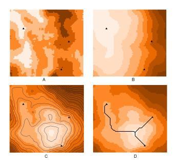 Extensões: desenho de redes com + pontos s n 5 0 0 0 50 0 00 00 5 50 050 5 0 0 05 5 5 5 Total 0 5 0 Número de árvores topologicamente distintas com n vértices e s pontos de Steiner n= s=5 Extensões: