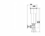 Arejamento TRN trifásico Diametro tubo de ar mm Codigo de cor curva Potencia output kw Fases r.p.m. Metodo de arranque Peso seco Kg sem cabo Cabo m 32 32TRN2.